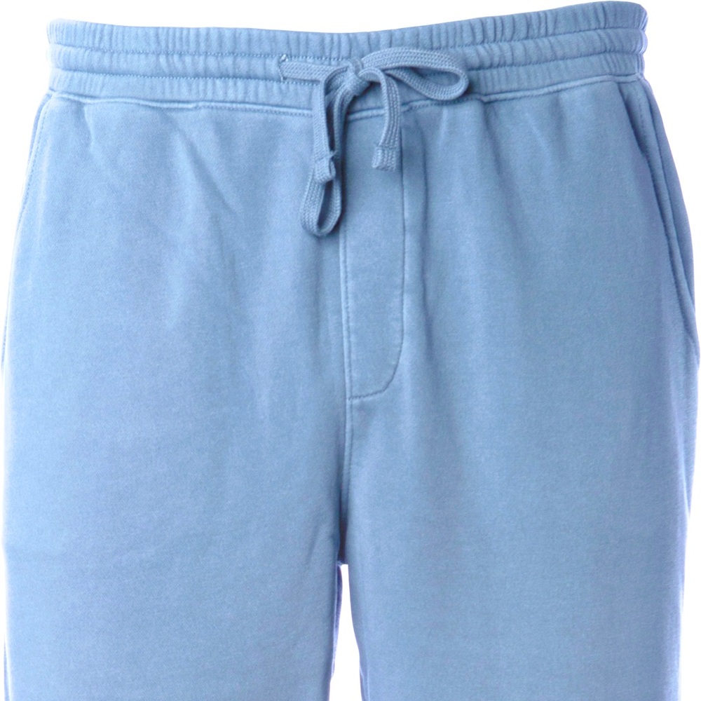 Independent Men’s Pigment Dyed Premium Collection Fleece Pant Light Blue MEDIUM